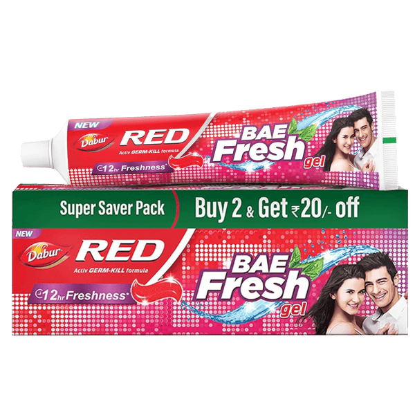 Dabur Red Bae Fresh Gel (Pack Of 2)
                    
                      - 150g x 2