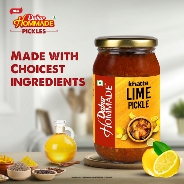 Dabur Hommade Lime Pickle 400g