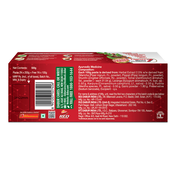 Dabur Red Toothpaste