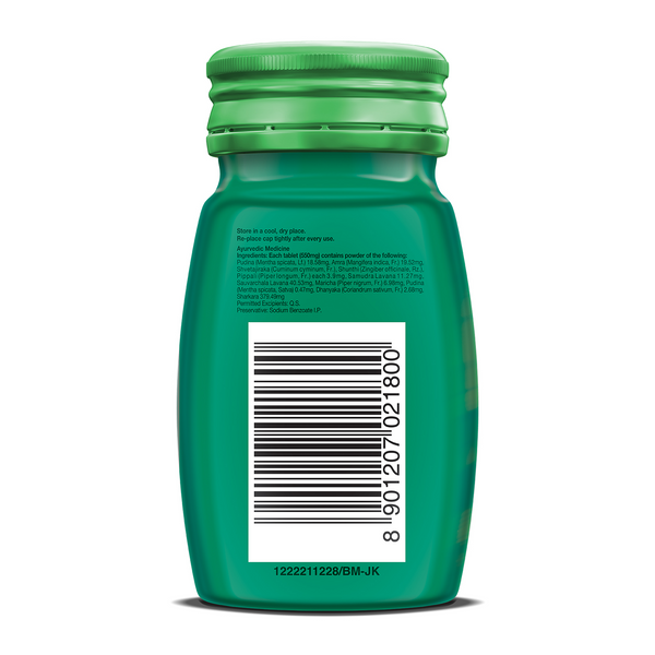 Hajmola Digestive Tablets Pudina 120 Tabs (Pack Of 3)