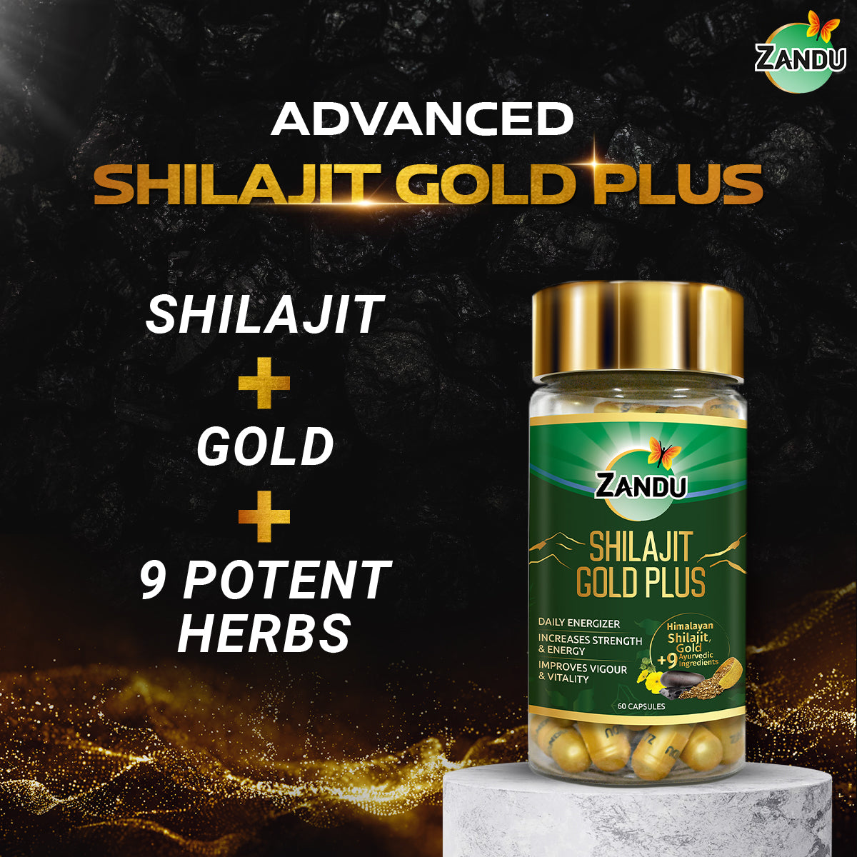 Zandu Shilajit Gold Plus Capsules