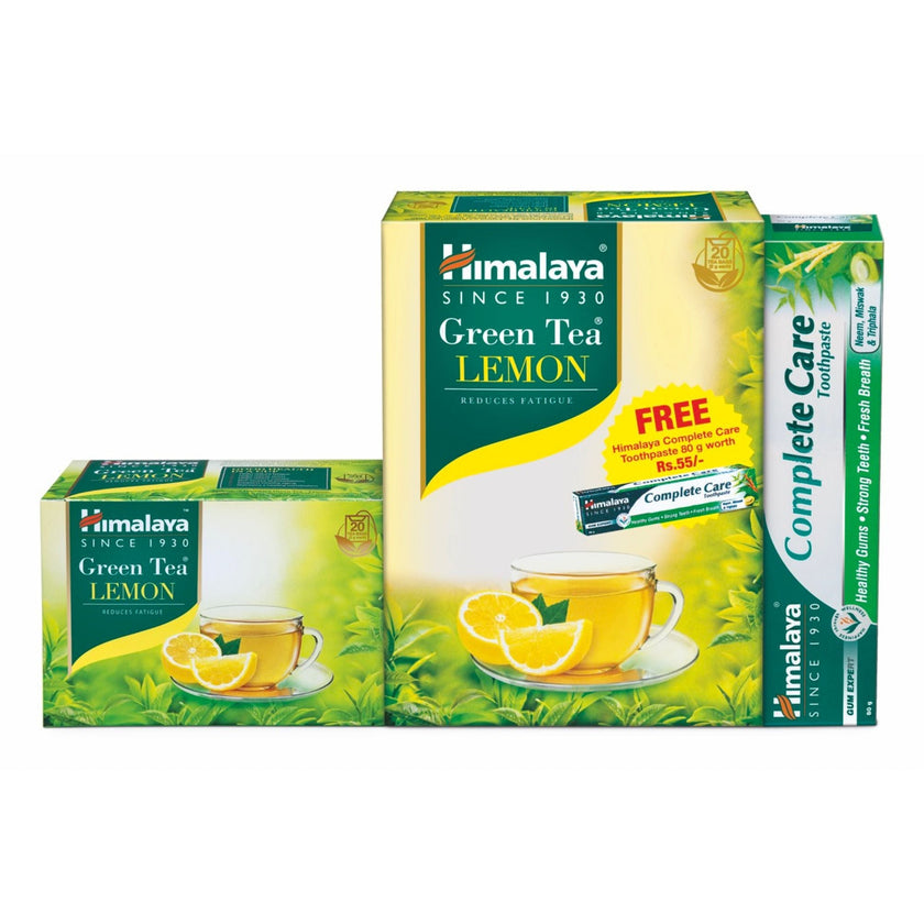 GREEN TEA LEMON 2G´20s + COMPLETE CARE TOOTHPASTE 80G FREE OFFER PACK