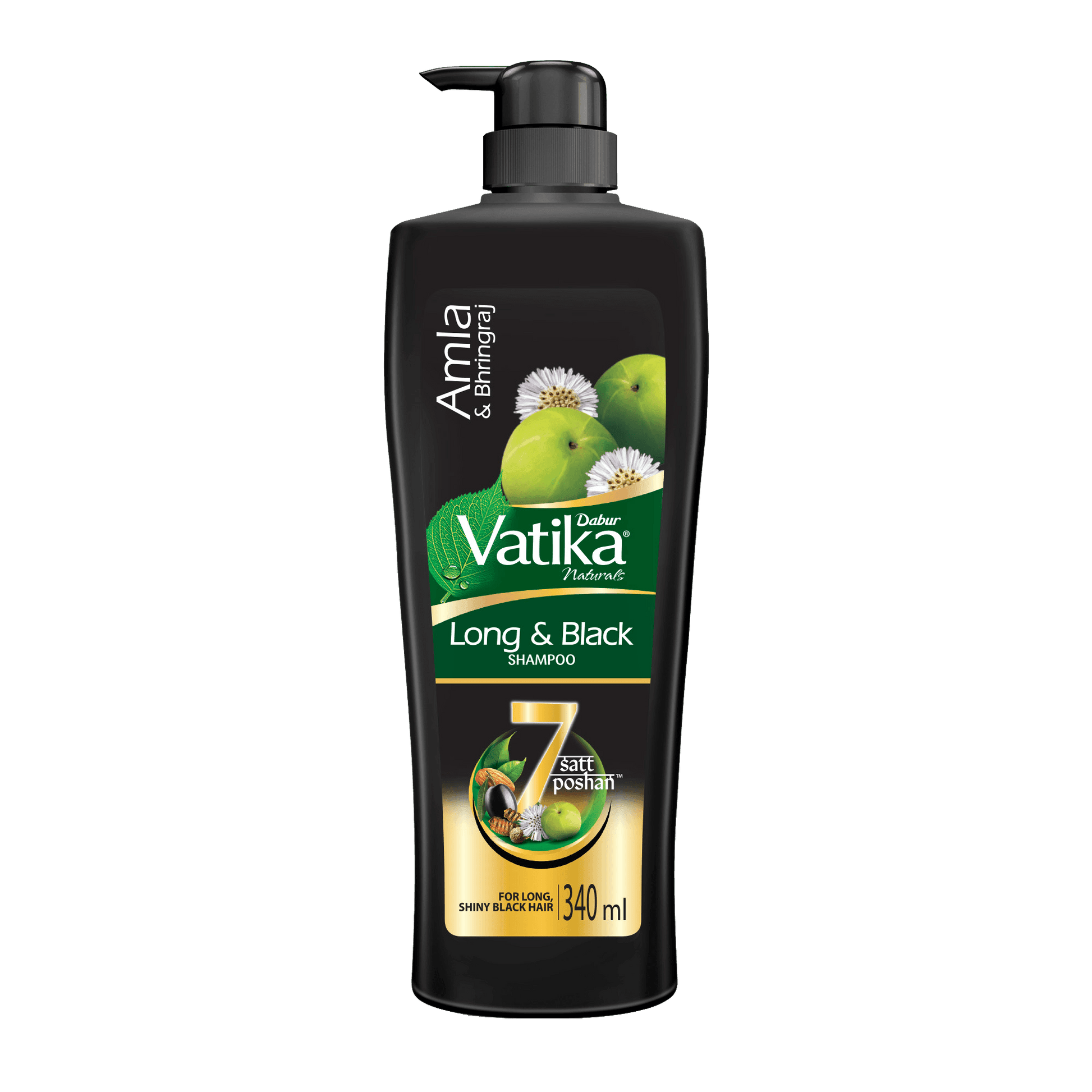 Dabur Vatika Naturals Long & Black Shampoo 1L