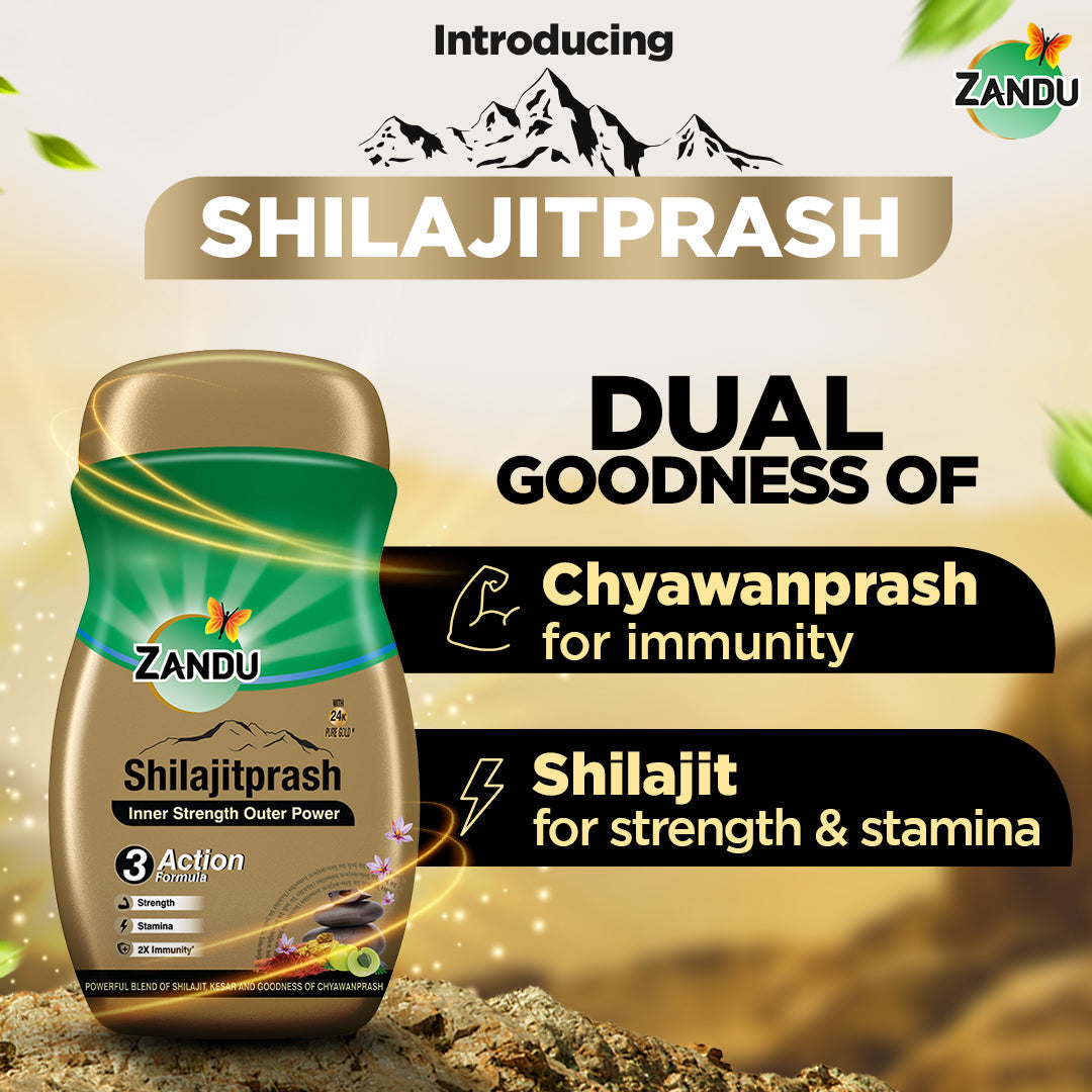 Zandu Shilajitprash for Strength