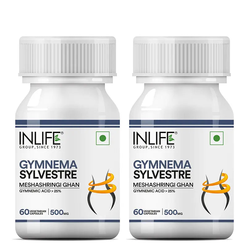 Inlife Gymnema Sylvestre Extract Supplement | 500mg | 60 Veg. Capsules