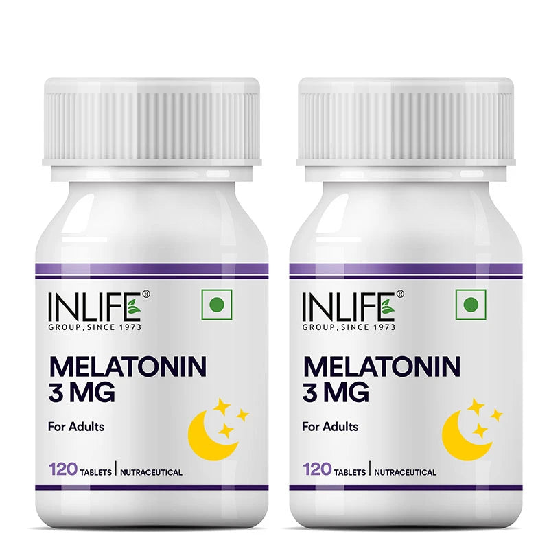 Inlife Melatonin 3mg tablets for Men & Women| Natural Sleep Aid | Vegetarian Tablets - 11