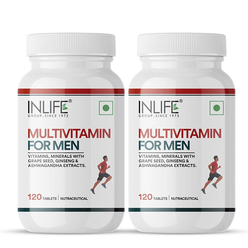 Inlife Multivitamin and Mineral for Men | 60 Vegetarian Tablets