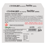 Divya Cystogrit Diamond 20 Tablets