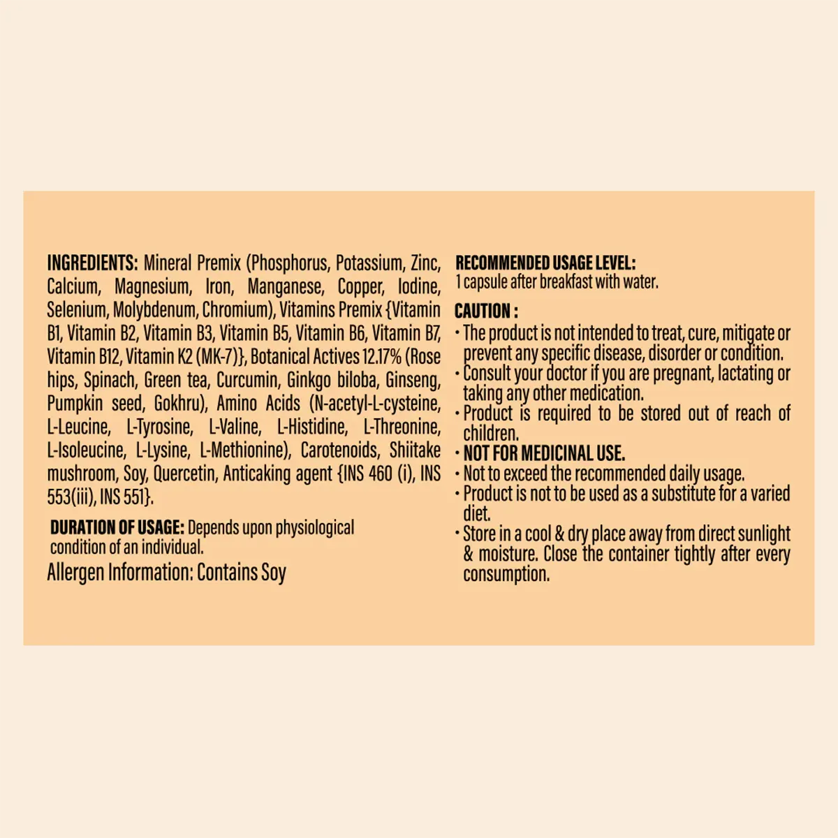 Patanjali Nutrela Daily Active 30 Capsule 750 mg