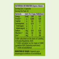 Patanjali Nutrela Vitamin C + Zinc 60 Capsules