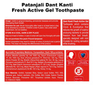 Saundarya Aloe Vera Gel (150ml) + Dant Kanti Fresh Active Gel Combo