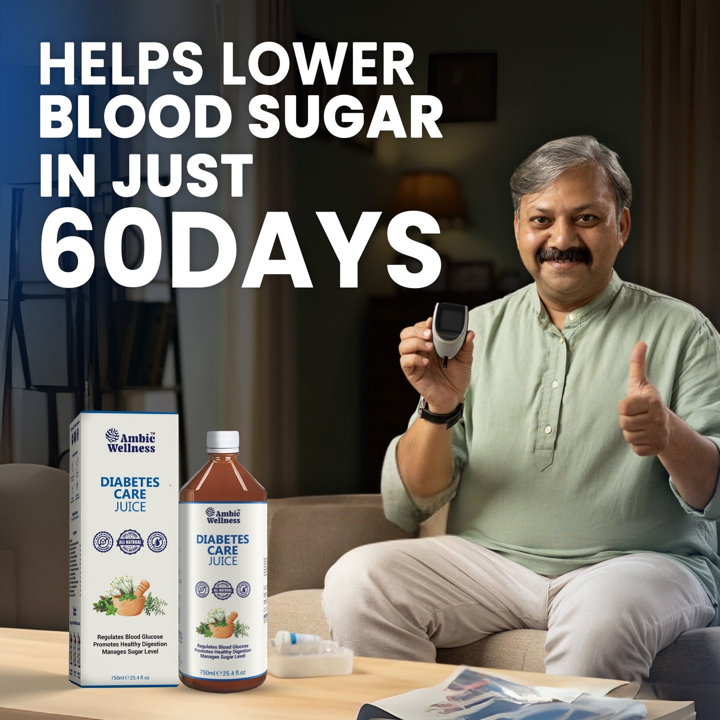 Diabetes Care Juice | Controls Blood Sugar Levels Naturally 