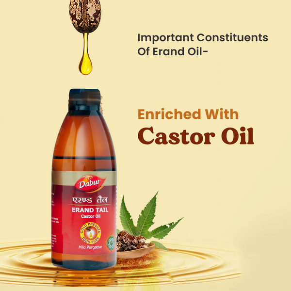 Dabur Erand Tail (Castor Oil) 100ml (Pack Of 2)