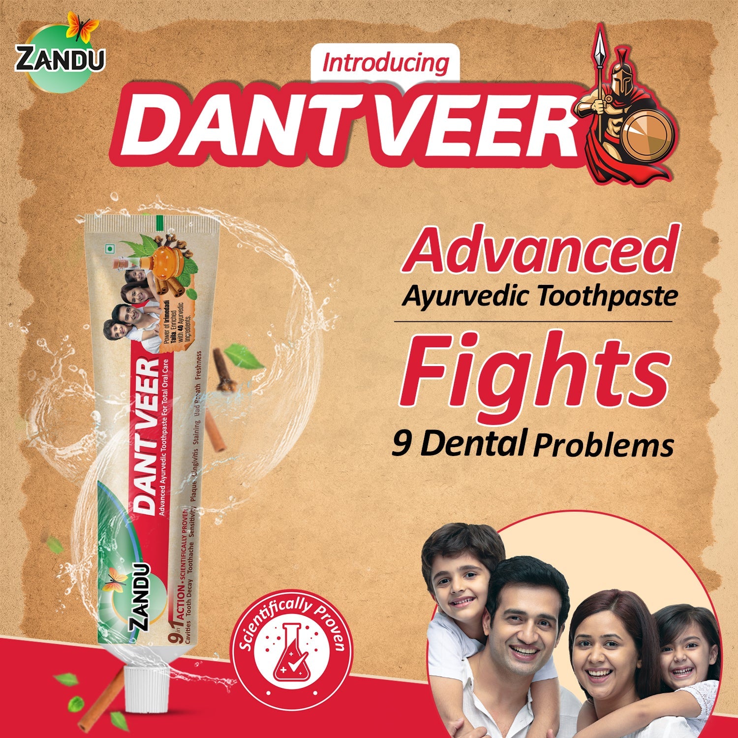 Zandu Dantveer Ayurvedic Toothpaste
