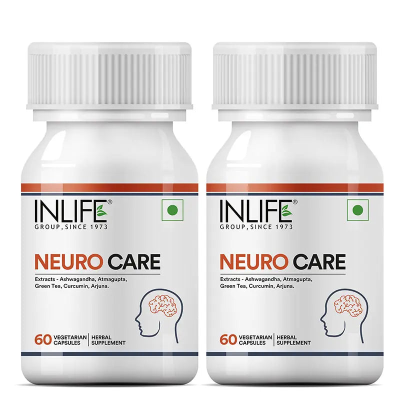 Inlife Neuro Care Supplement, 500mg |Veg. Capsules - 7