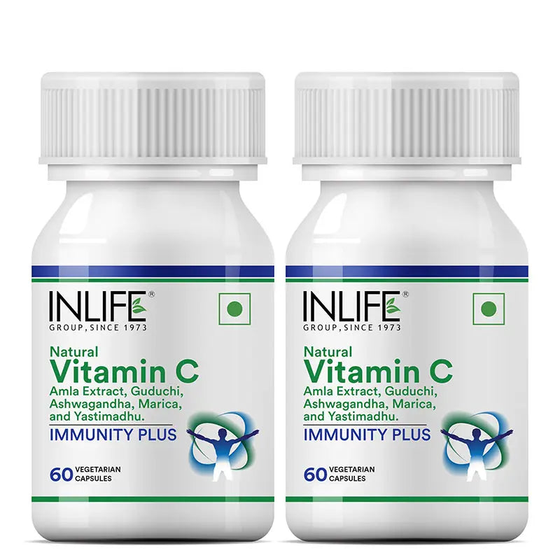 Inlife Immunity Plus Supplement, 500mg | 60 Veg. Capsules