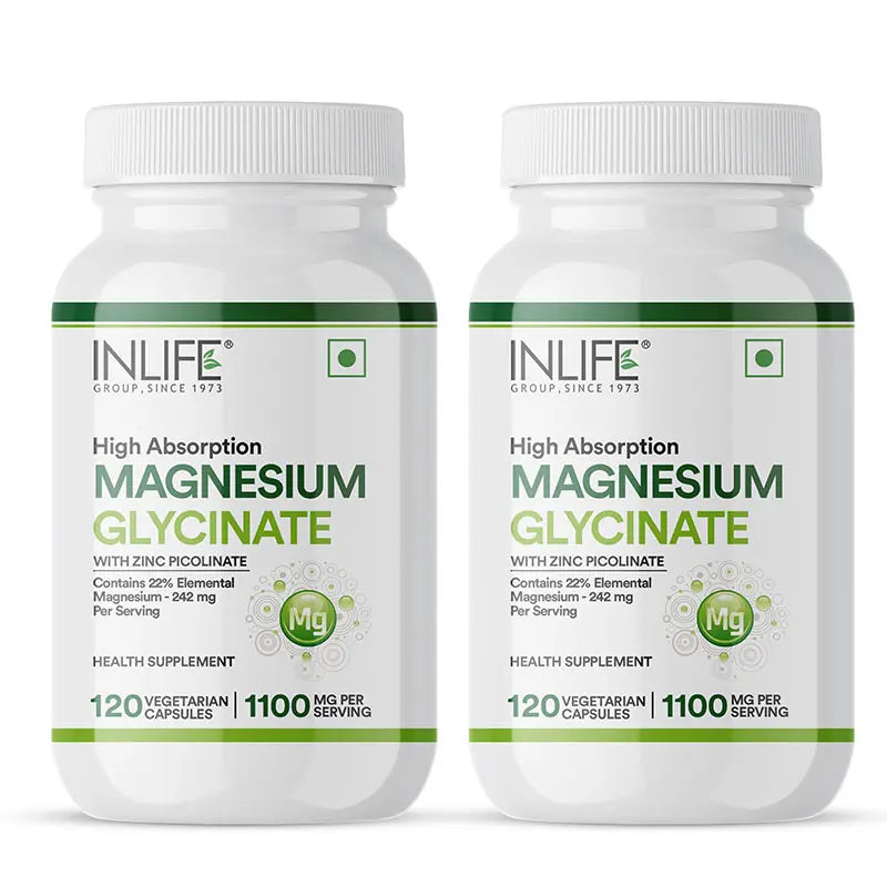 Inlife Magnesium Glycinate with Zinc Supplement - 13
