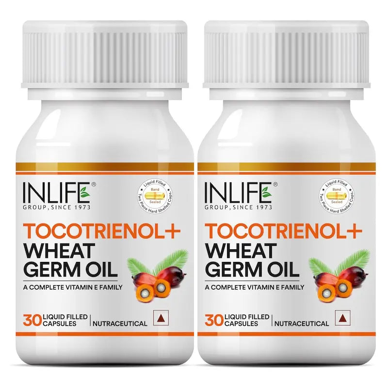 Inlife Tocotrienol Wheat Germ Oil Supplement |Vitamin E Family Capsules - 9