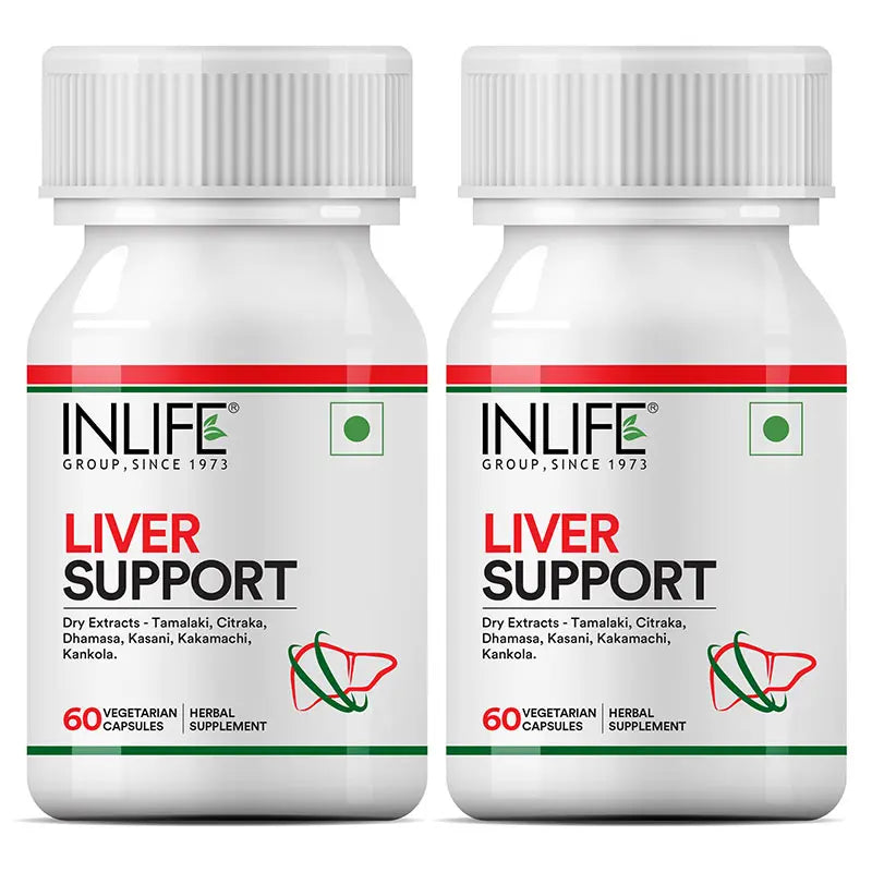 Inlife Liver Support Supplement | Veg. Capsules - 7