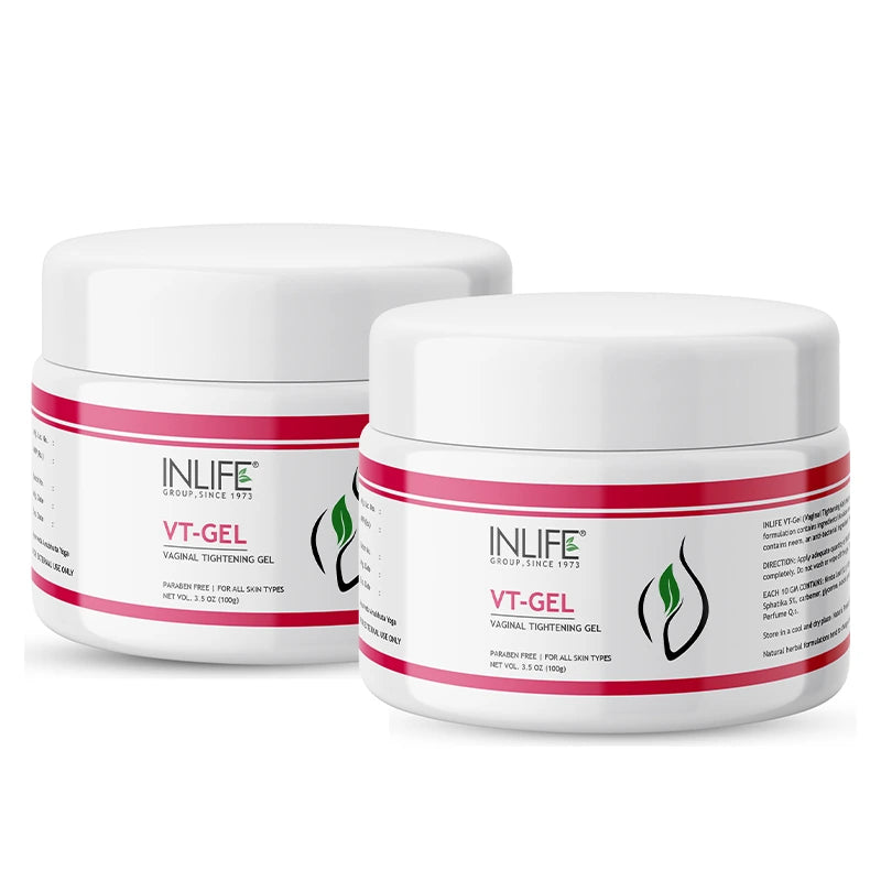 Inlife Natural VT Gel for Women | Ayurvedic Intimate Care Gel with Neem, Sandalwood Oil & Vitamin E | Herbal Blend for Daily Hygiene | 100g - 5