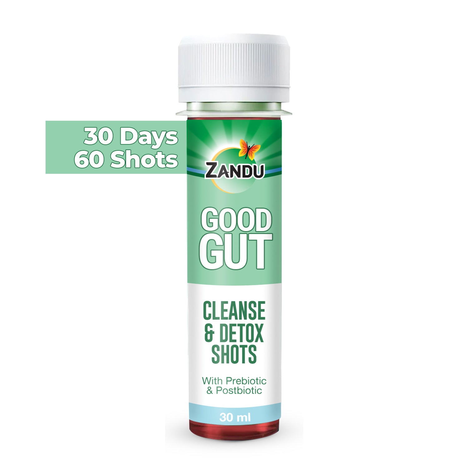 Zandu Good Gut Cleanse & Detox 30 Shots