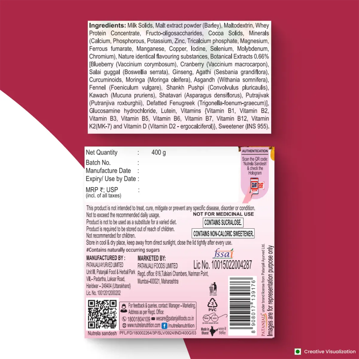 Patanjali Nutrela Women’s Superfood 400g