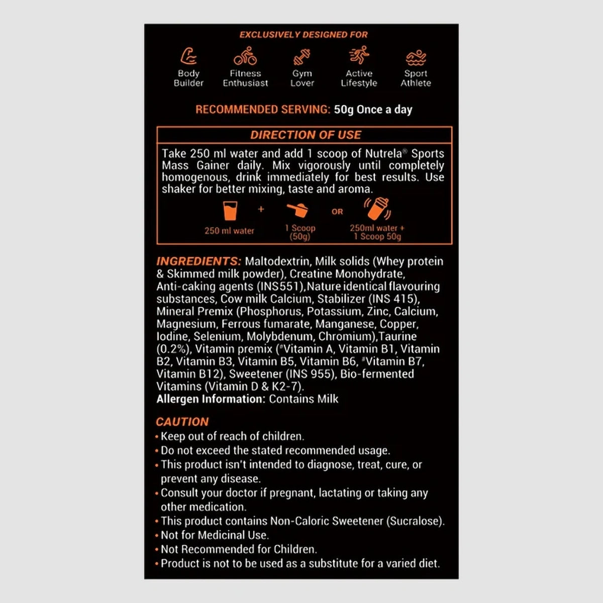 Patanjali Nutrela Sports Mass Gainer (Frvan-ice)