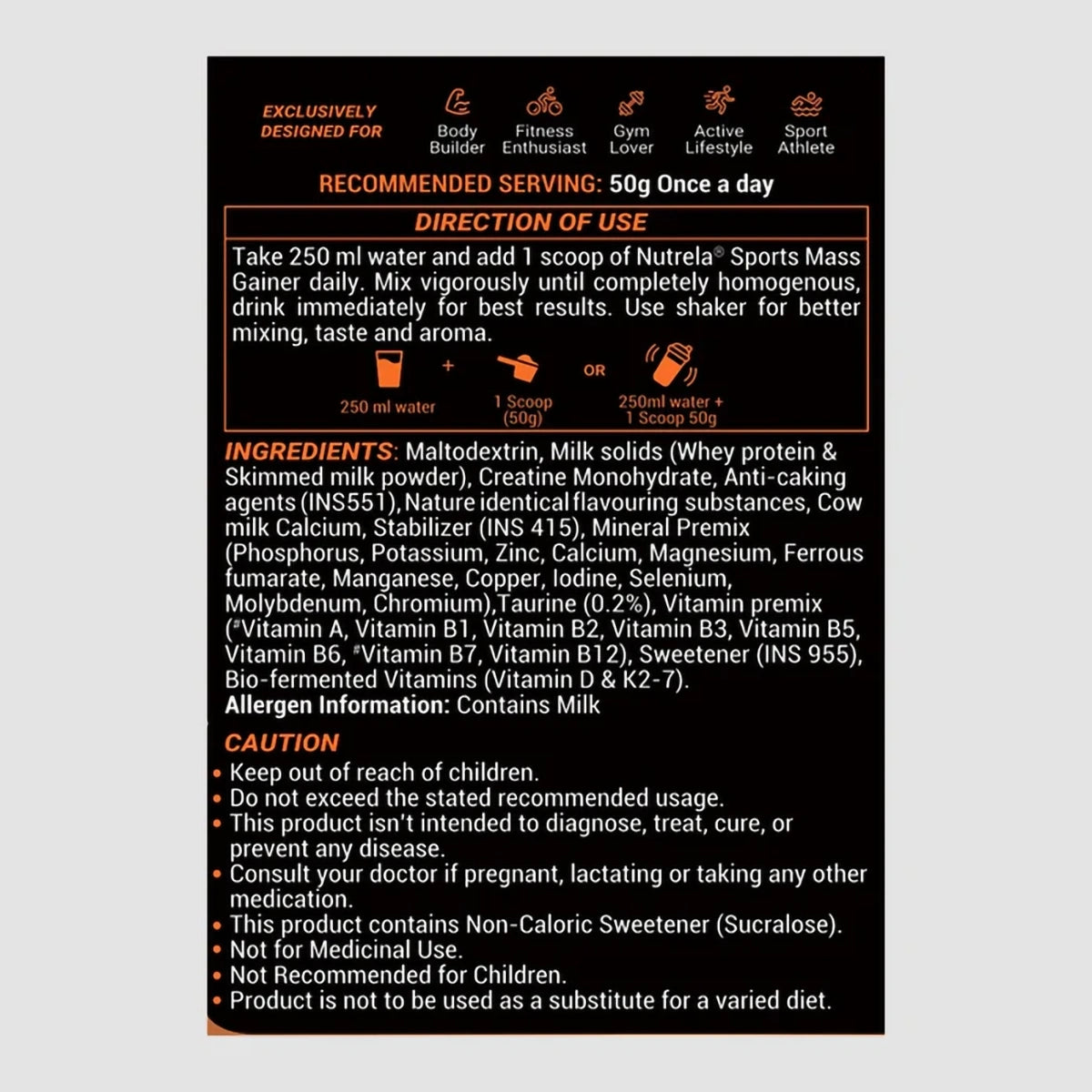 Patanjali Nutrela Sports Mass Gainer (Mal-kulfi)