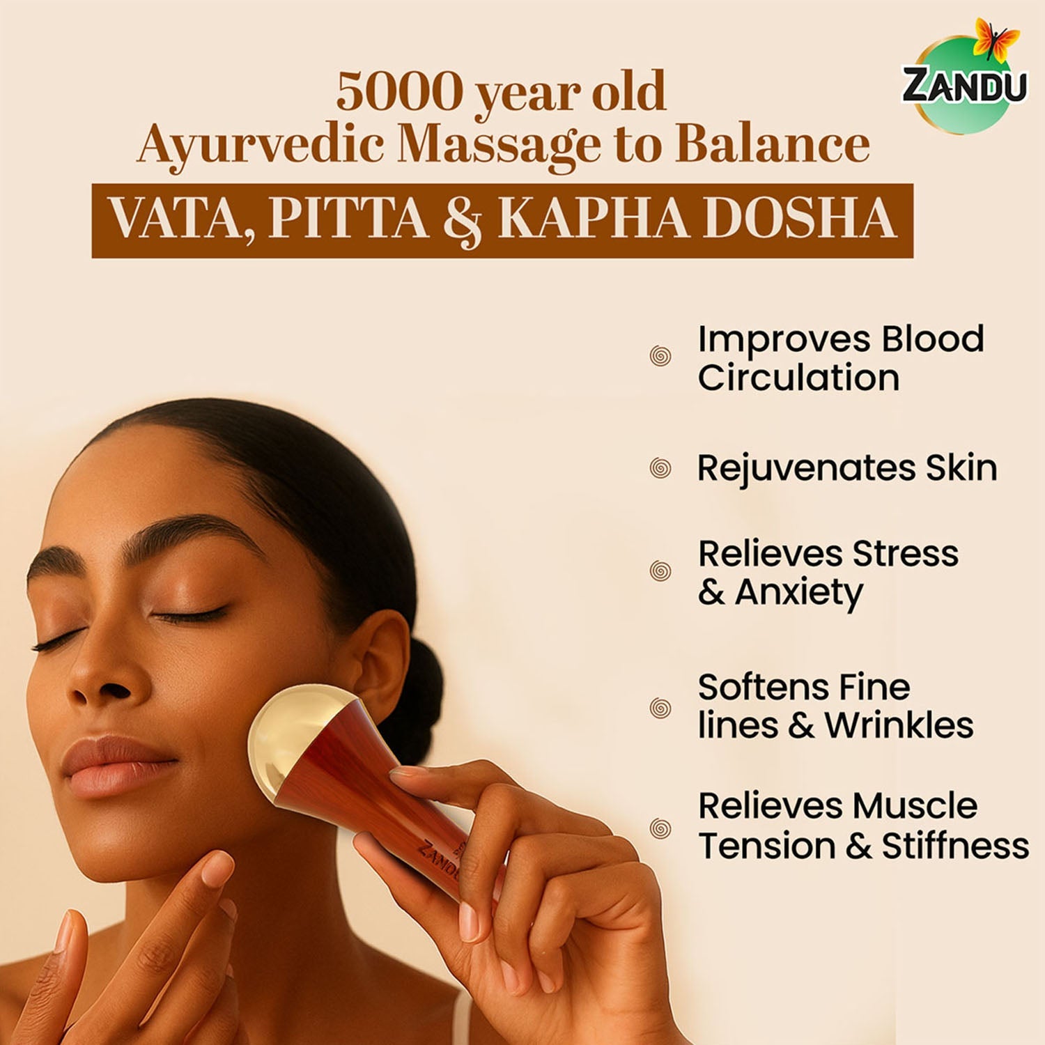 Zandu Kansa Wand Ayurvedic Massager