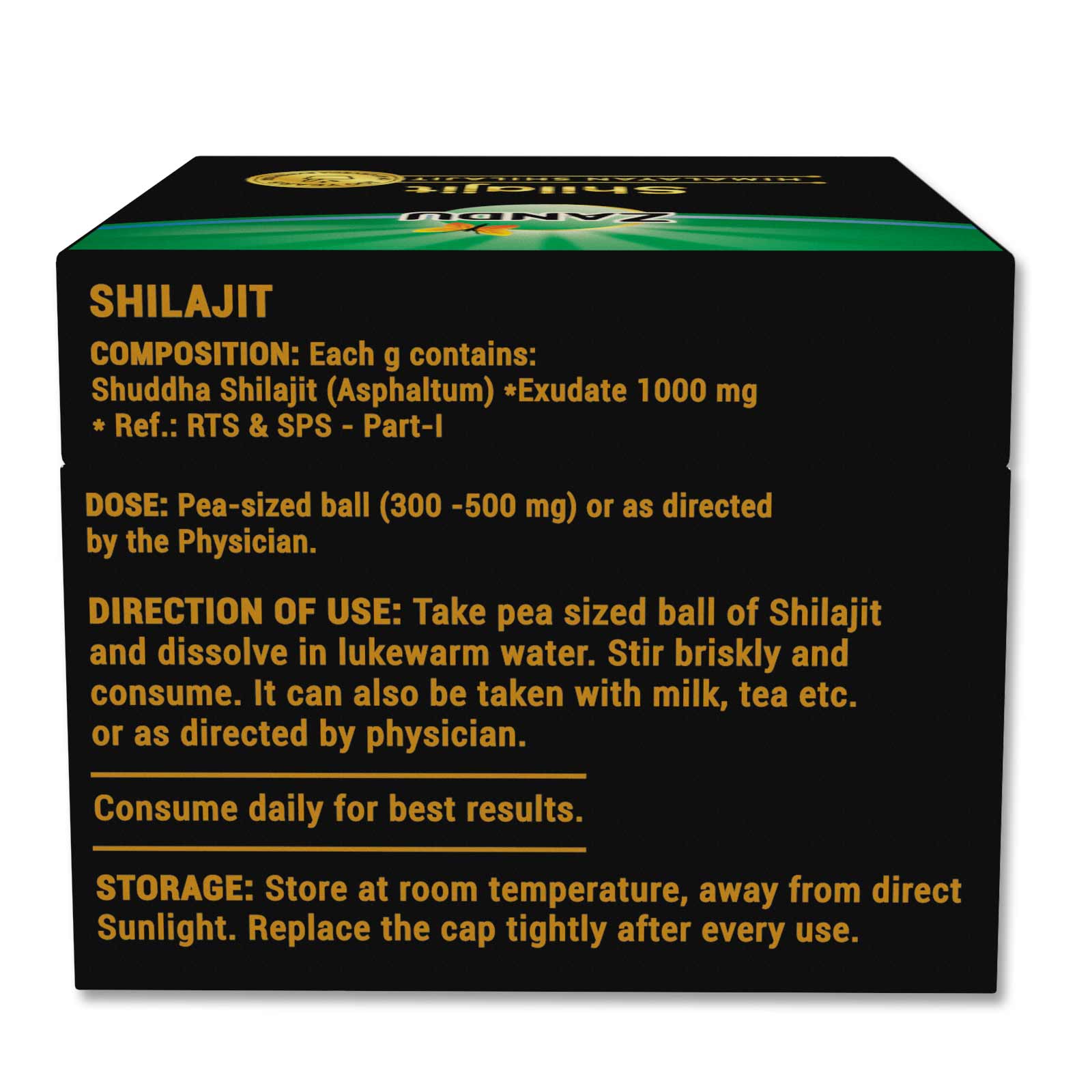 Zandu Himalayan Shilajit Resin