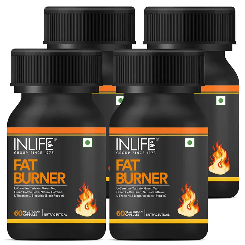 Inlife Fat Burner Supplement for Men & Women | Veg. Capsules - 10