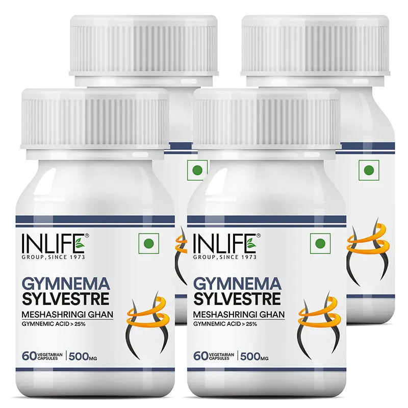 Inlife Gymnema Sylvestre Extract Supplement | 500mg | 60 Veg. Capsules