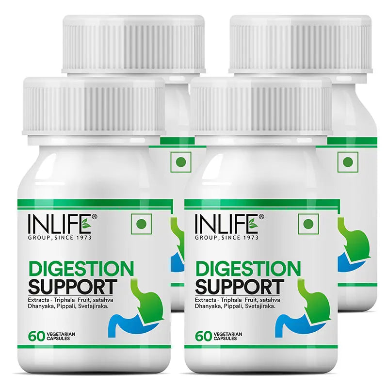 Inlife Digestion Support Capsules | Veg. Capsules - 8