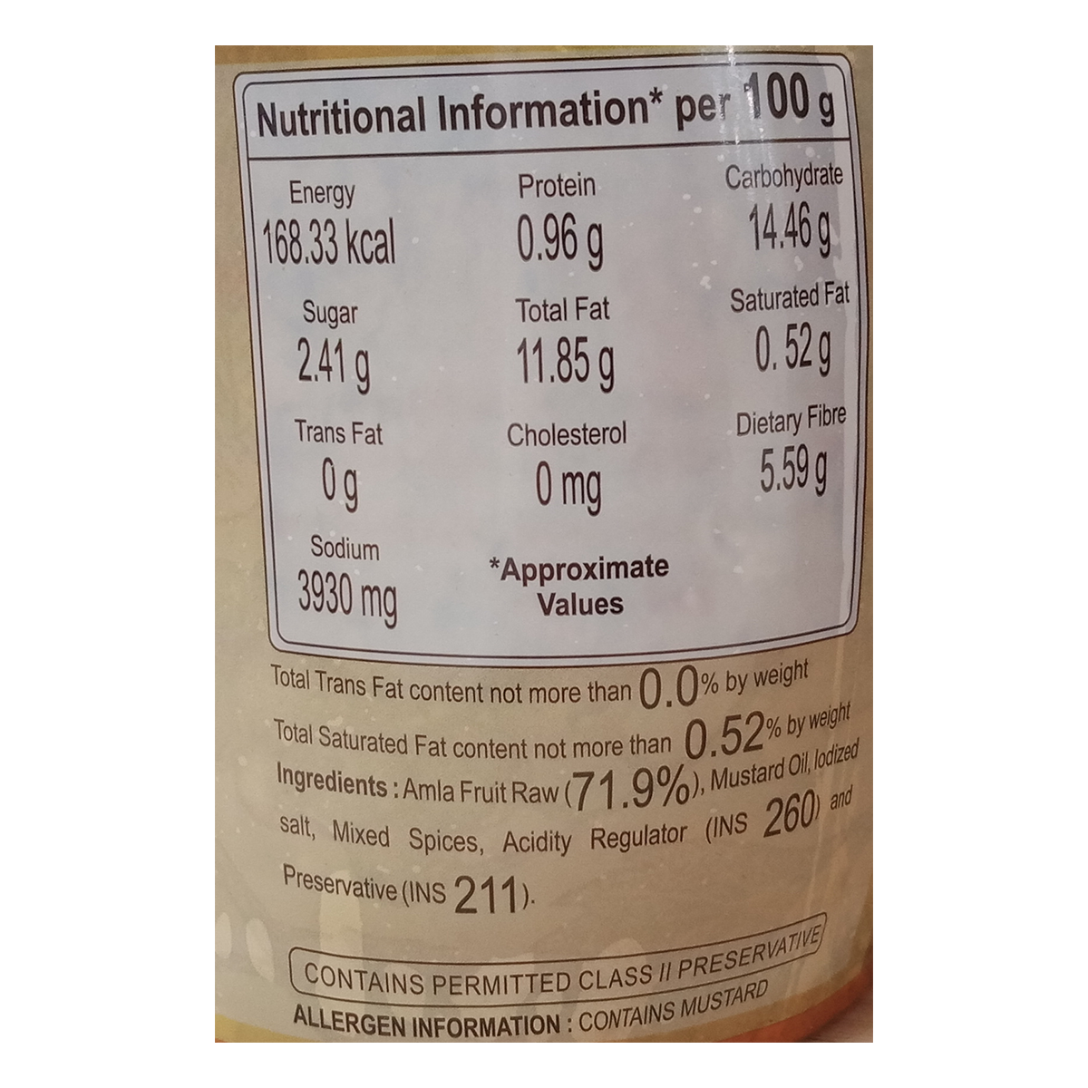 Patanjali Amla Pickle 1kg