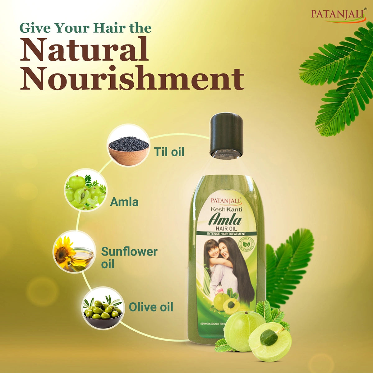 Patanjali Herbal Kesh Kanti Amla Hair Oil 100ml