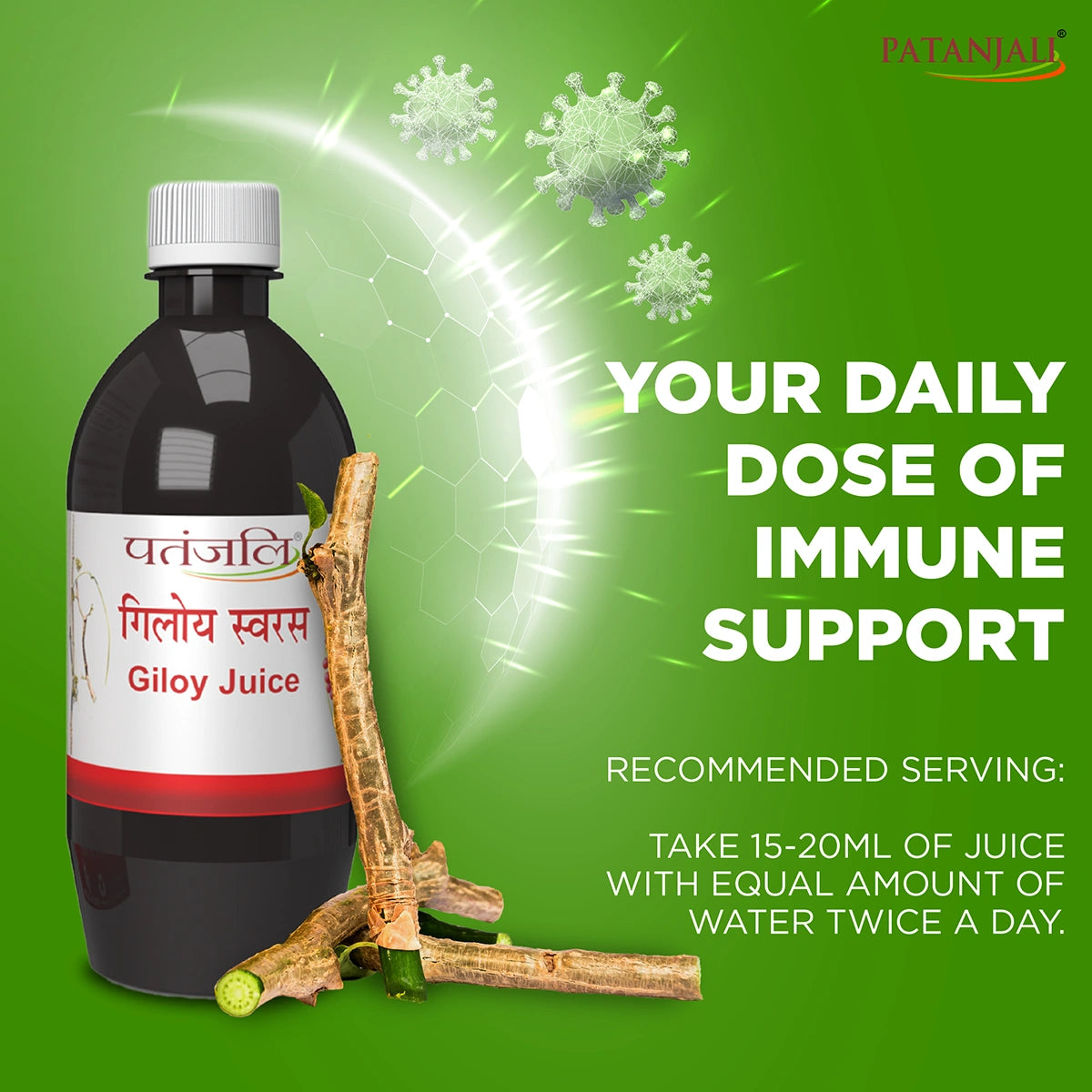 Patanjali Ayurvedic Giloy Juice 500ml