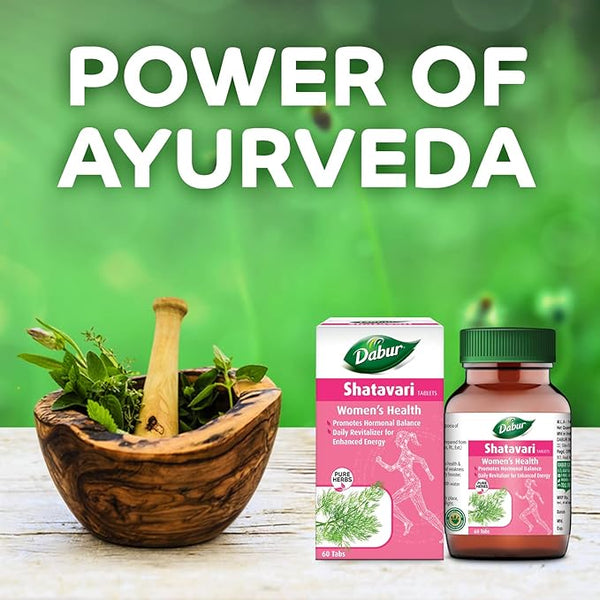 Dabur Shatavari Tablets
                    
                      - 60 Tabs