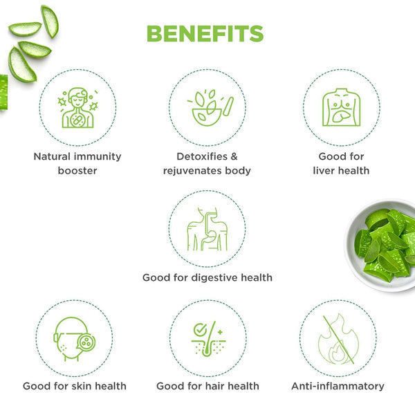 Dabur Aloe Vera Juice | For Immunity, Detoxification, Digestion, Skin & Hair 1L