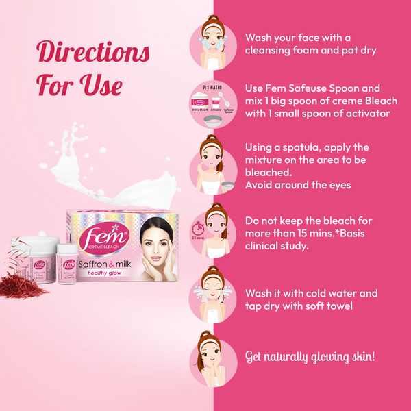 Fem CrÃ¨me Bleach Saffron & Milk
