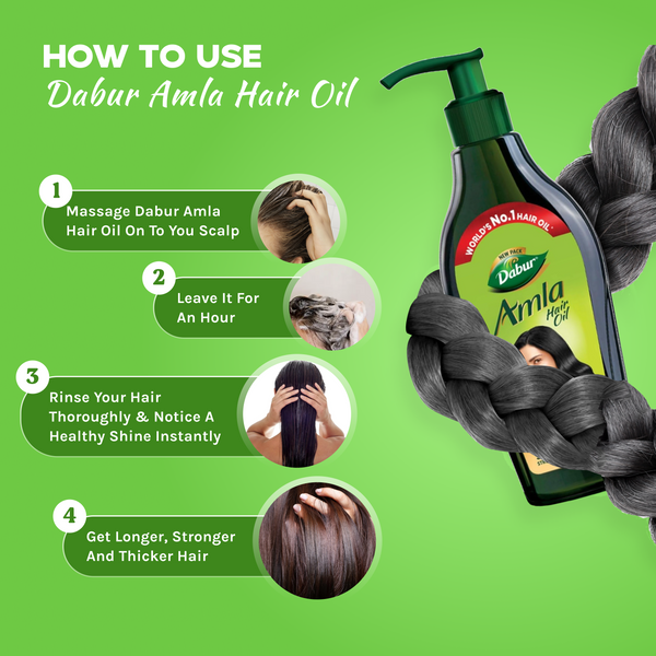 Dabur Amla Hair Oil 550ml