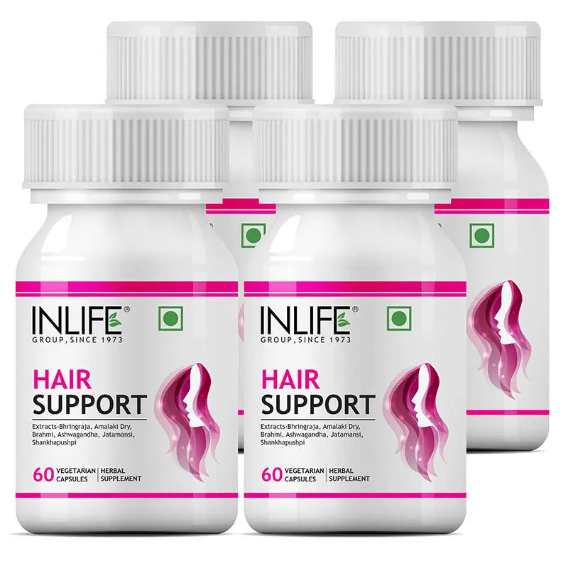 Inlife  Hair Support Supplement | 60 Veg. Capsules