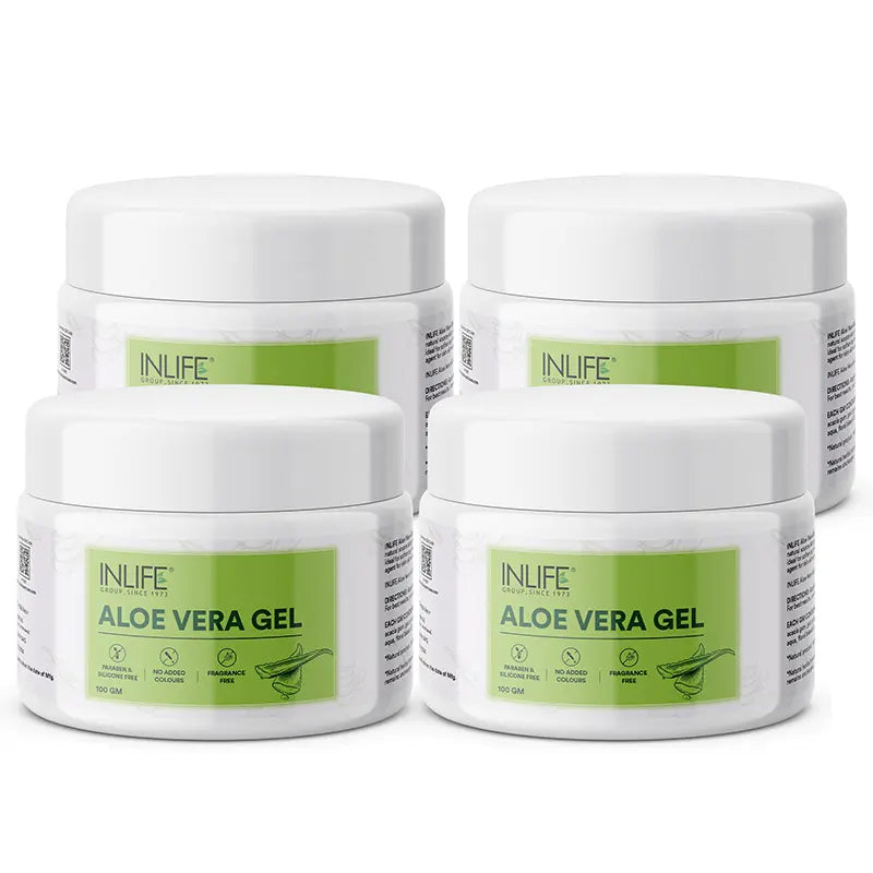 Inlife Pure Aloe Vera Gel | Natural Skincare Delight | 100g