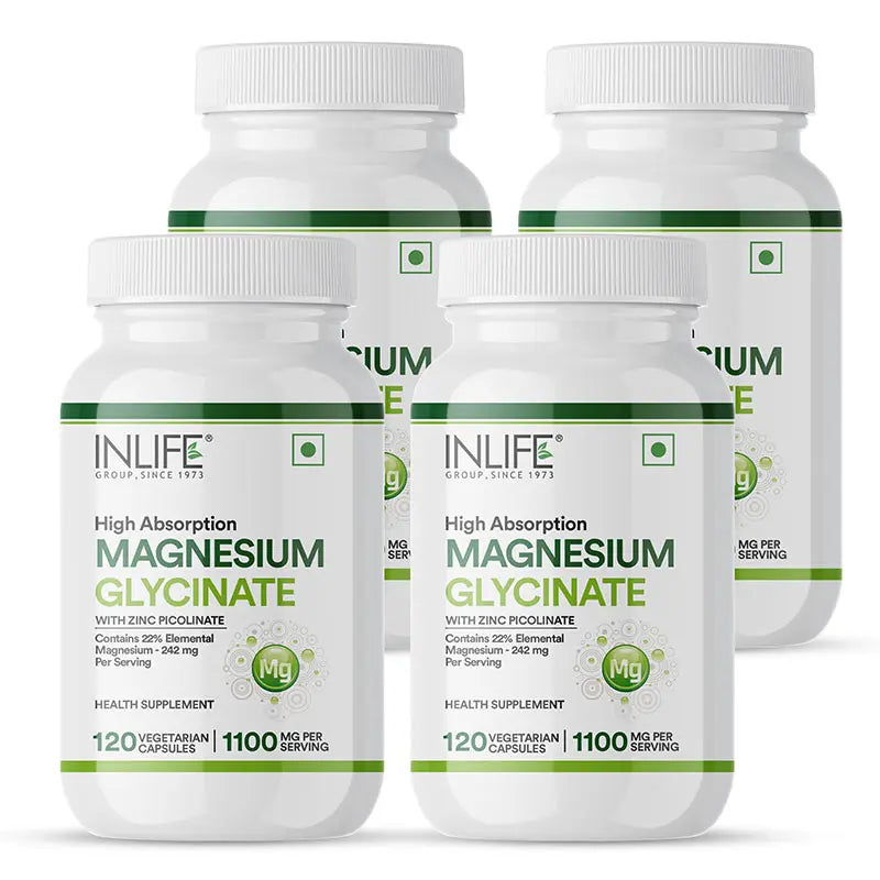 Inlife Magnesium Glycinate with Zinc Supplement - 14