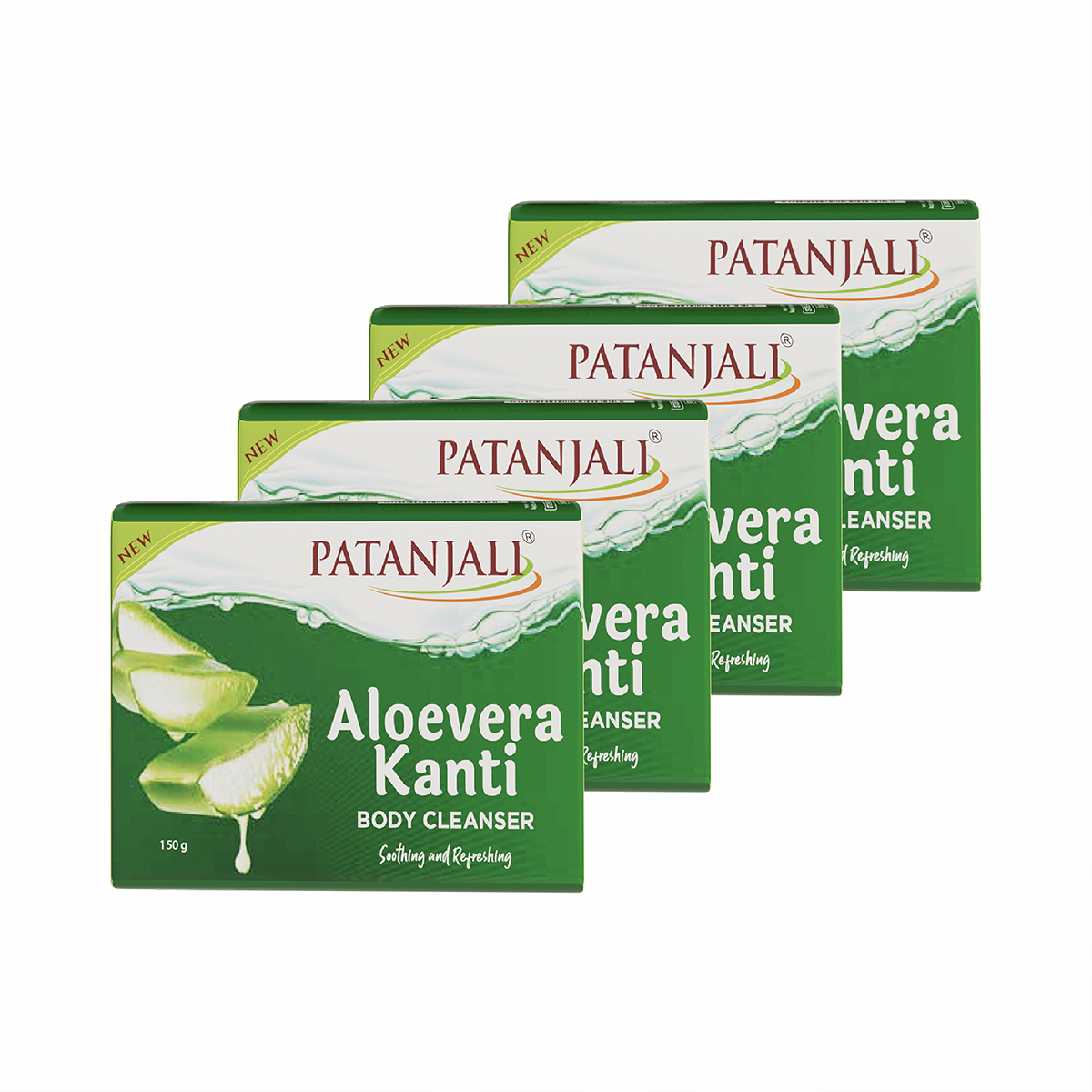 Aloevera Kanti Body Cleanser-150 G X 4 N