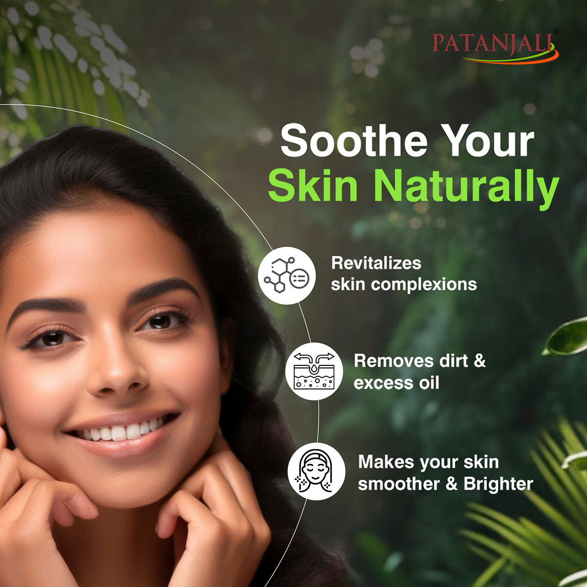 Patanjali Saundarya Herbal Face Wash 60g
