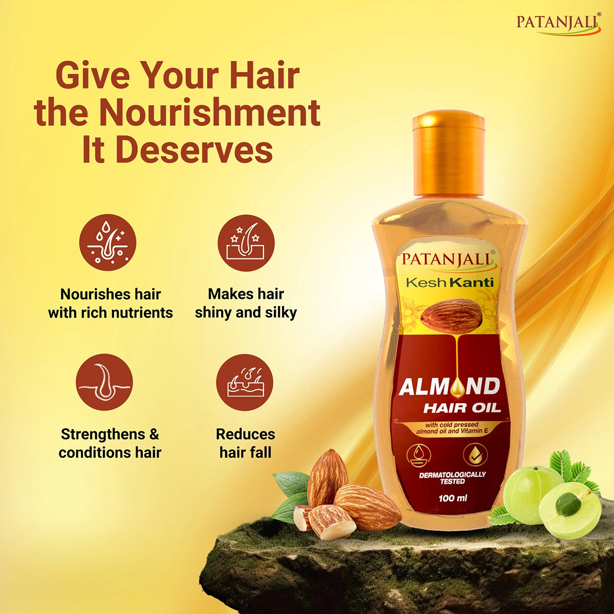 Patanjali Almond Hair Oil