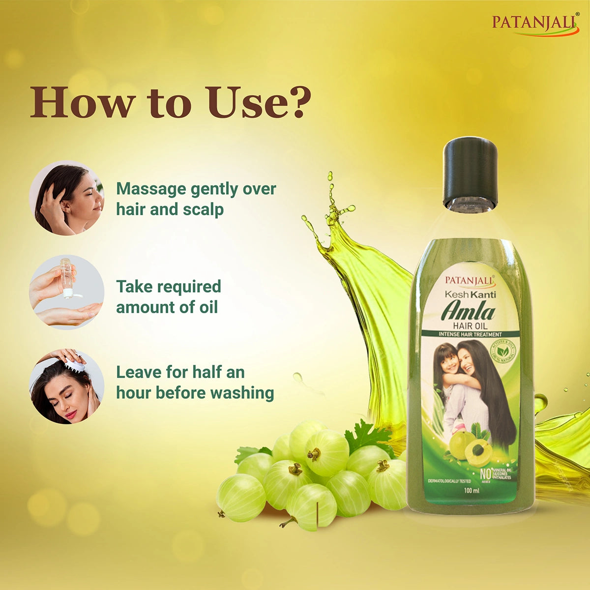 Patanjali Kesh Kanti Amla Hair Oil