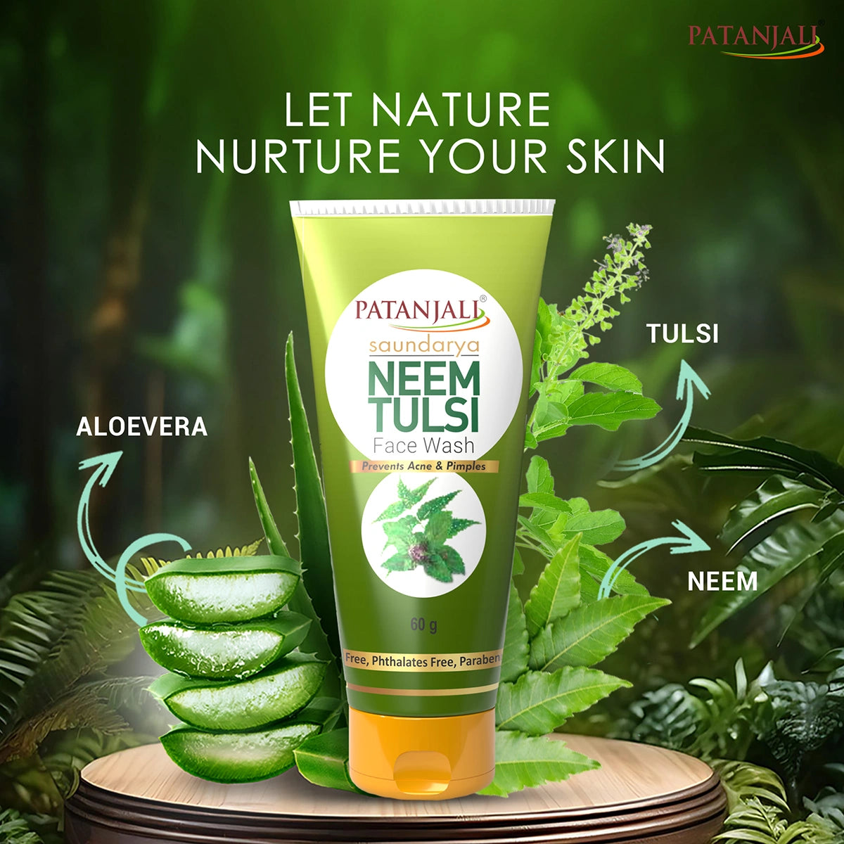 Patanjali Neem Tulsi Face Wash