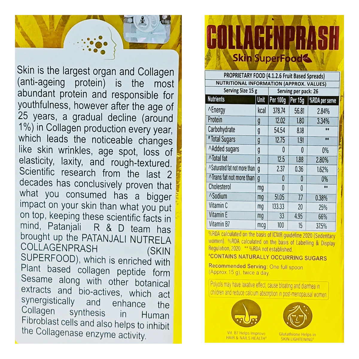 Combo Pat. Nutrela Women Superfood + Collagenprash (400G+400G)