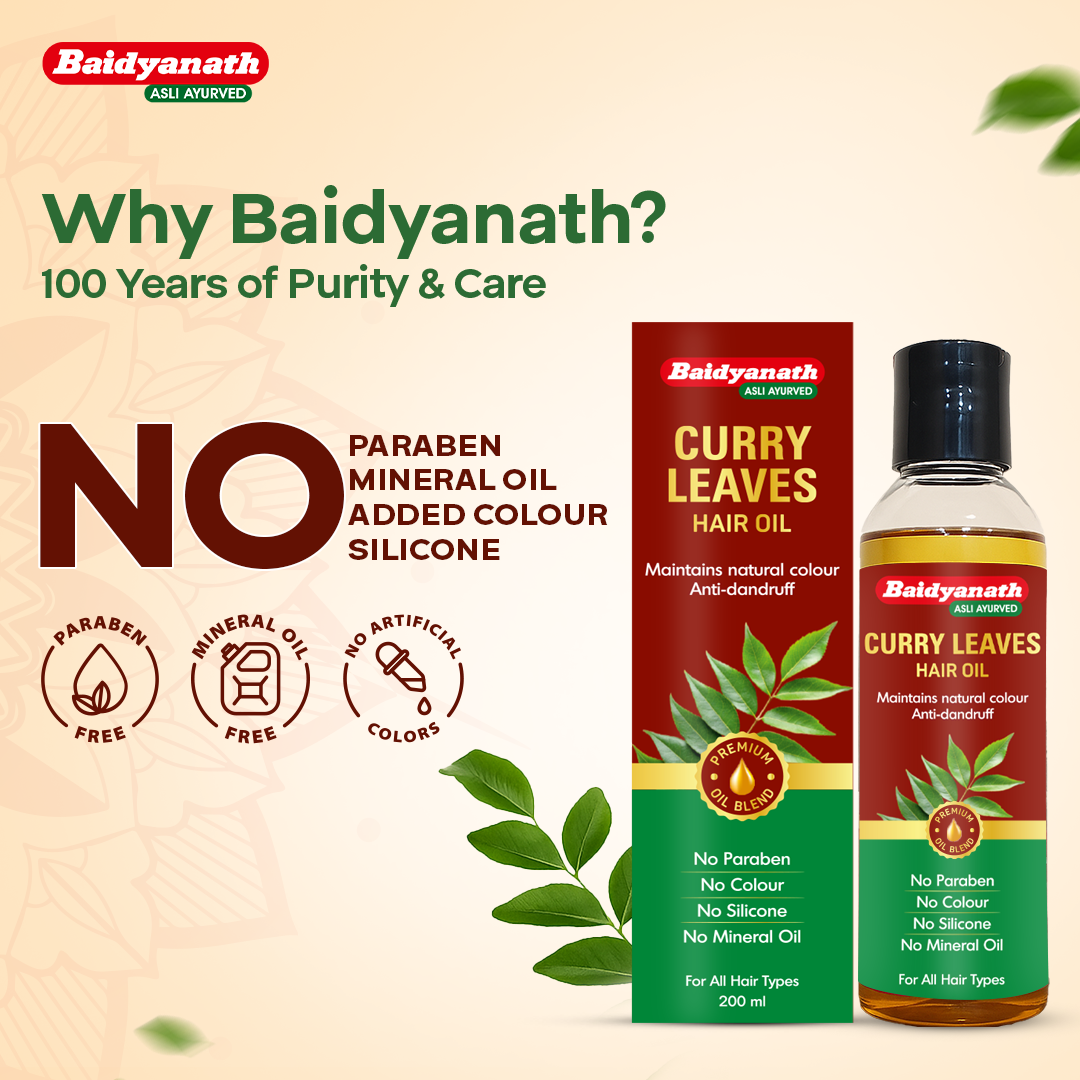 Baidyanath Curry Leaves Hair Oil 200ml